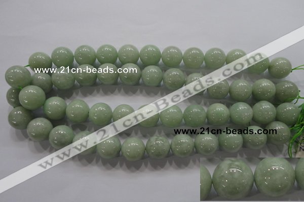 CBJ314 15.5 inches 16mm round A grade natural jade beads