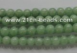 CBJ326 15.5 inches 6mm round AA grade natural jade beads