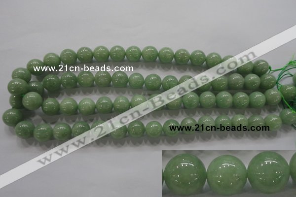 CBJ329 15.5 inches 12mm round AA grade natural jade beads