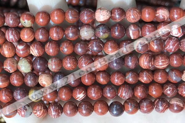 CBJ390 15.5 inches 6mm round brecciated jasper beads wholesale