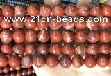 CBJ393 15.5 inches 12mm round brecciated jasper beads wholesale