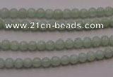 CBJ400 15.5 inches 4mm round natural jade beads wholesale