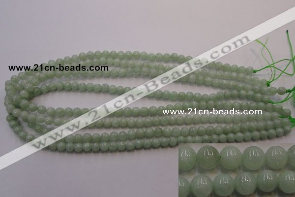 CBJ401 15.5 inches 6mm round natural jade beads wholesale