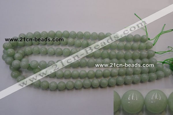 CBJ403 15.5 inches 10mm round natural jade beads wholesale