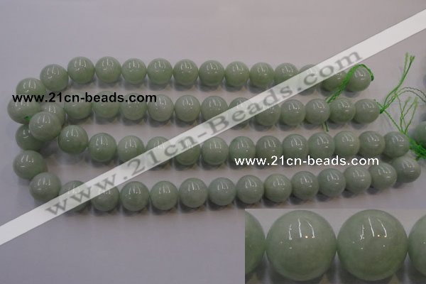 CBJ405 15.5 inches 14mm round natural jade beads wholesale