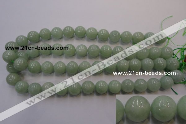 CBJ415 15.5 inches 14mm round natural jade beads wholesale