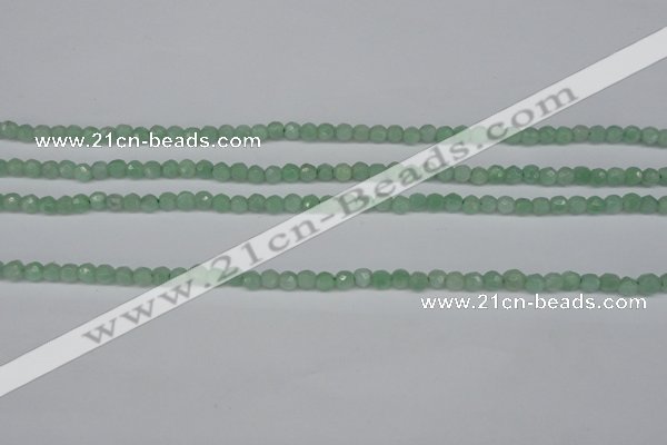 CBJ45 15.5 inches 3mm faceted round jade beads wholesale