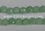 CBJ46 15.5 inches 4mm faceted round jade beads wholesale