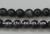 CBJ502 15.5 inches 6mm round black jade beads wholesale