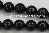 CBJ554 15.5 inches 10mm round Russian black jade beads wholesale