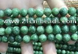 CBJ638 15.5 inches 10mm round Russian green jade beads wholesale