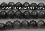 CBJ650 15.5 inches 6mm round black jade beads wholesale