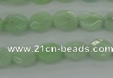 CBJ68 15.5 inches 7*9mm faceted oval jade gemstone beads