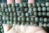 CBJ702 15.5 inches 8mm round green jade beads wholesale