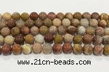 CBJ744 15.5 inches 12mm round petrified wood jade gemstone beads wholesale