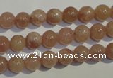 CBQ03 15.5 inches 8mm round strawberry quartz beads wholesale