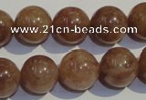 CBQ06 15.5 inches 14mm round strawberry quartz beads wholesale