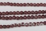 CBQ200 15.5 inches 4mm round strawberry quartz beads wholesale