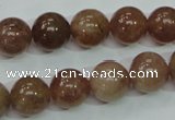 CBQ204 15.5 inches 12mm round strawberry quartz beads wholesale