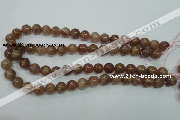 CBQ204 15.5 inches 12mm round strawberry quartz beads wholesale