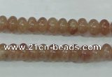 CBQ220 15.5 inches 5*8mm rondelle strawberry quartz beads