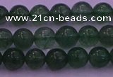 CBQ421 15.5 inches 6mm round green strawberry quartz beads