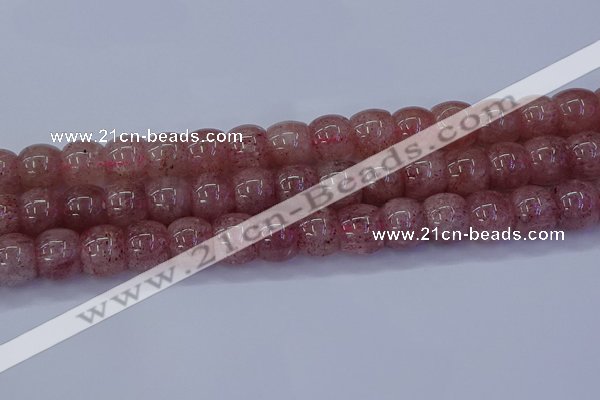 CBQ444 15.5 inches 15*20mm rondelle strawberry quartz beads