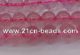 CBQ482 15.5 inches 8mm round strawberry quartz beads wholesale