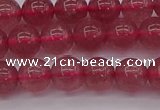 CBQ487 15.5 inches 8mm round strawberry quartz beads wholesale