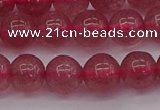 CBQ488 15.5 inches 10mm round strawberry quartz beads wholesale