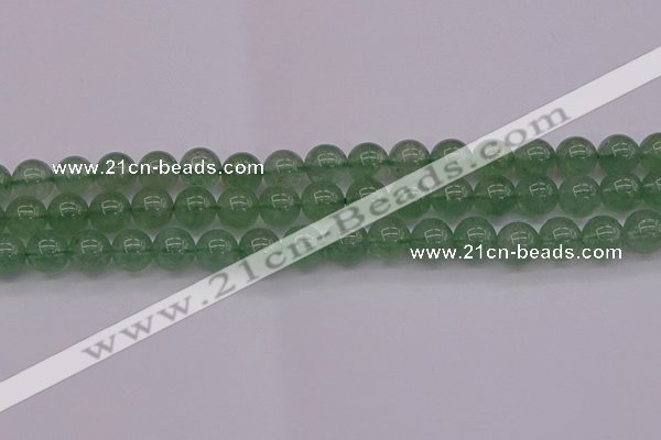 CBQ493 15.5 inches 10mm round green strawberry quartz beads