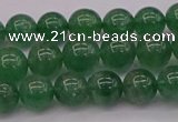 CBQ496 15.5 inches 6mm round green strawberry quartz beads