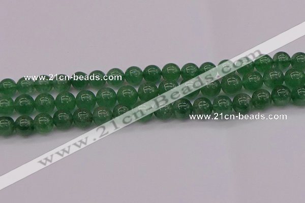 CBQ498 15.5 inches 10mm round green strawberry quartz beads