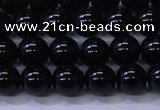 CBQ501 15.5 inches 6mm round natural black quartz beads