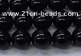 CBQ503 15.5 inches 10mm round natural black quartz beads