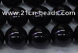 CBQ505 15.5 inches 14mm round natural black quartz beads