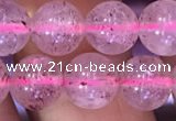 CBQ552 15.5 inches 8mm round strawberry quartz beads wholesale