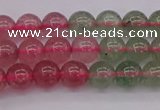 CBQ651 15.5 inches 6mm round mixed strawberry quartz beads