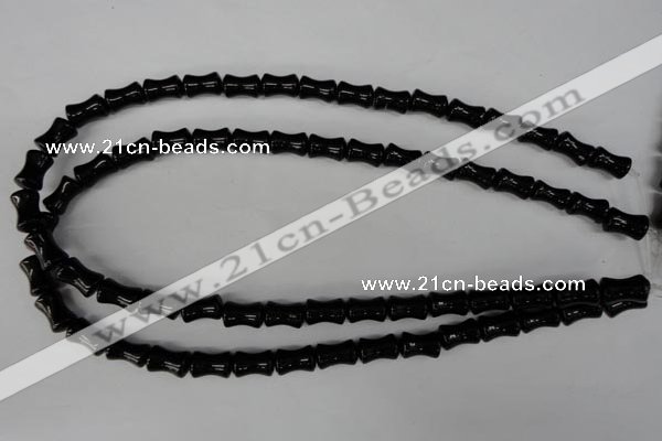 CBS210 15.5 inches 8*12mm bone blackstone beads wholesale