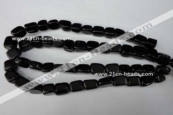CBS220 15.5 inches 10*12mm – 12*16mm nuggets blackstone beads wholesale