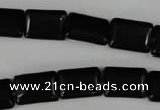 CBS280 15.5 inches 10*14mm rectangle blackstone beads wholesale