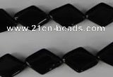 CBS288 15.5 inches 12*16mm diamond blackstone beads wholesale