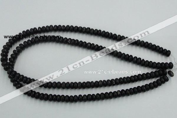 CBT04 16 inches 4*8mm rondelle natural biotite beads wholesale