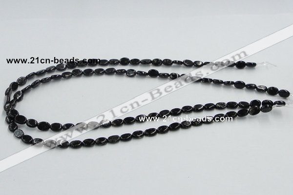 CBT08 16 inches 6*8mm oval natural biotite beads wholesale