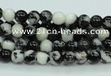 CBW101 15.5 inches 6mm round black & white jasper beads