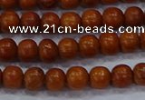 CBW501 15.5 inches 6mm round bayong wood beads wholesale