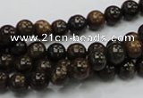 CBZ101 15.5 inches 6mm round bronzite gemstone beads