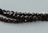 CBZ102 15.5 inches 4mm faceted round bronzite gemstone beads