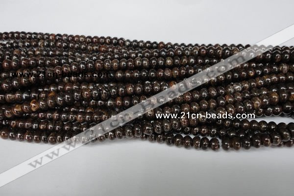 CBZ201 15.5 inches 3*6mm rondelle bronzite gemstone beads