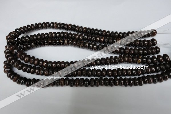 CBZ203 15.5 inches 6*10mm rondelle bronzite gemstone beads